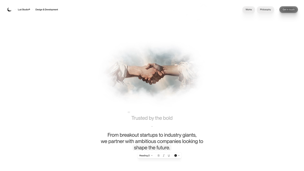 Features · Lué Studio