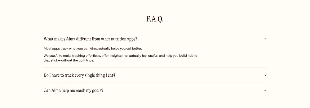 FAQ · Alma