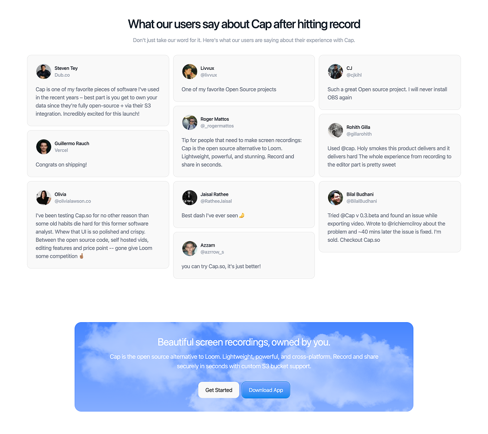 Reviews, Bento · Cap