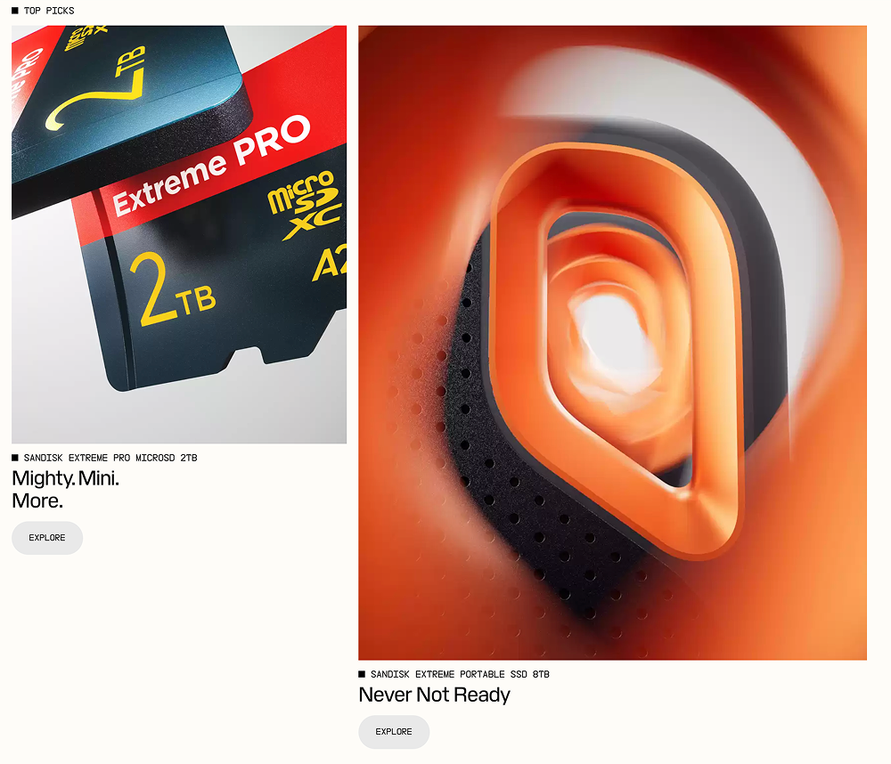 Catalog · Sandisk