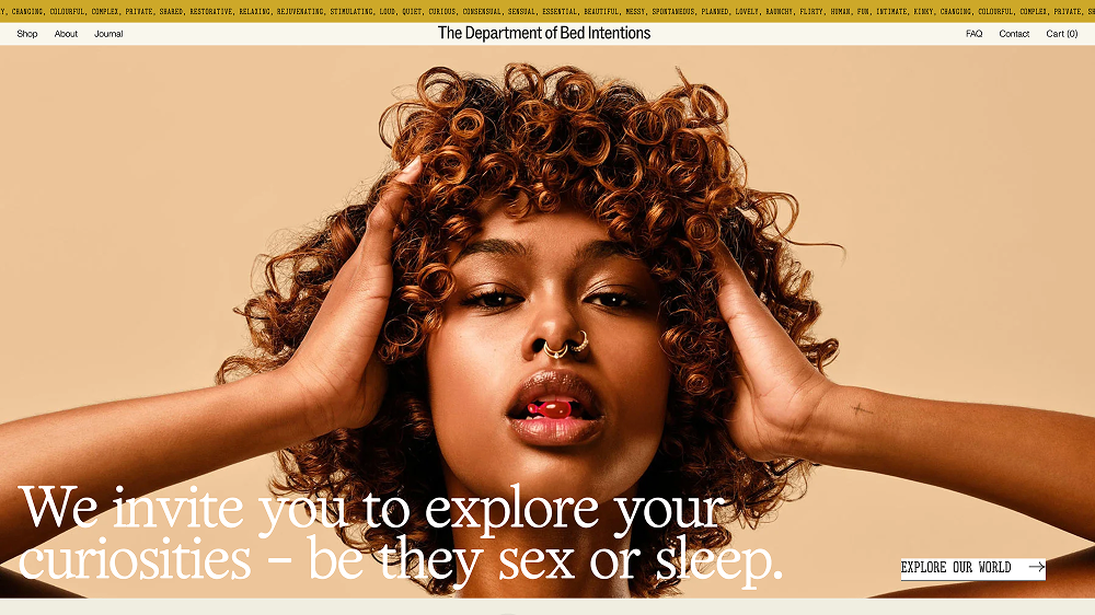 Hero · The Department of Bed Intentions