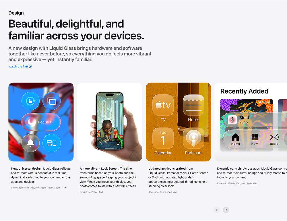 Features · Apple OS