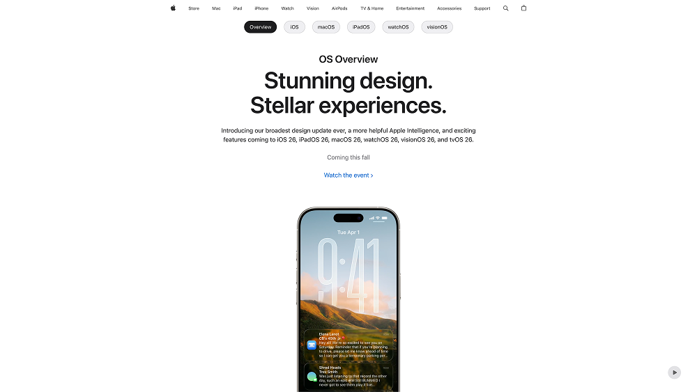 Hero · Apple OS