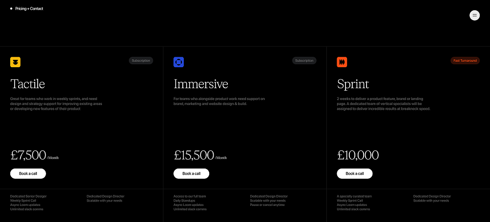 Pricing · Saristo