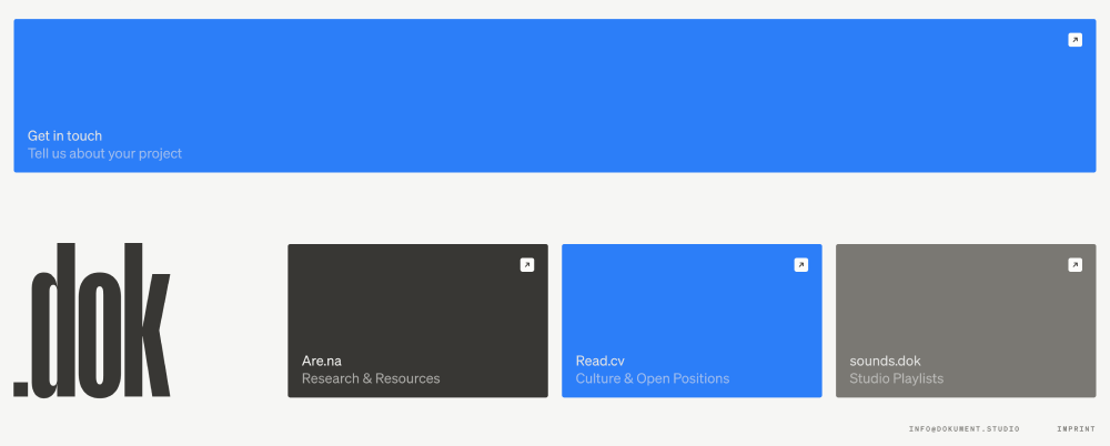 Footer, Contacts · Dokument
