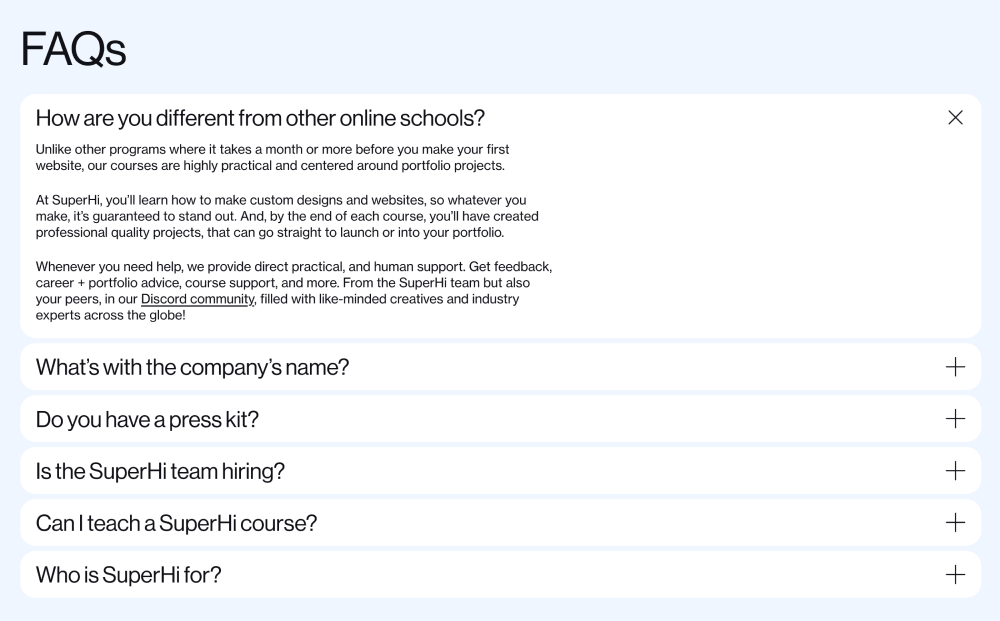 FAQ · SuperHi