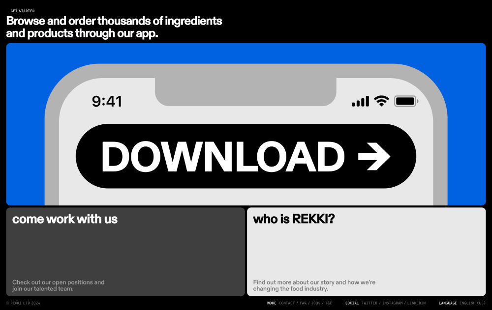 Footer · REKKI