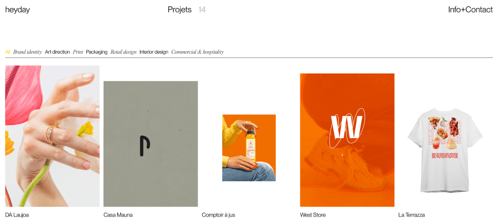 Works · Heyday Studio