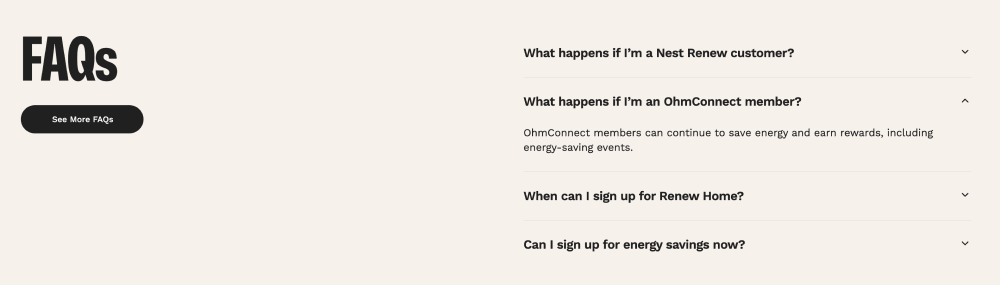 FAQ · Renew Home