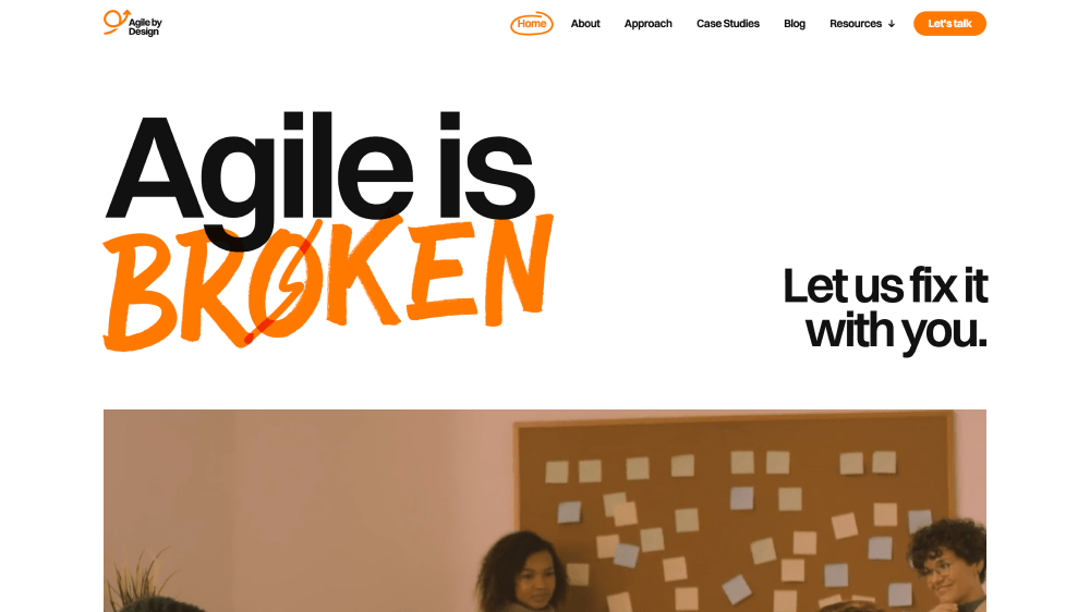 Hero · Agile by Design