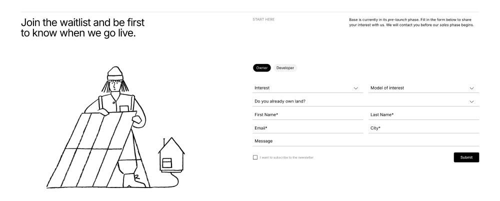 Footer · Base Habitation