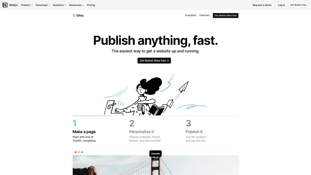 Hero · Notion Sites