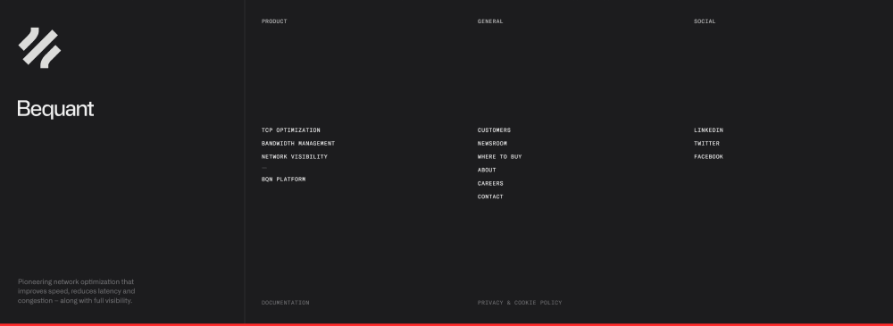 Footer · Bequant