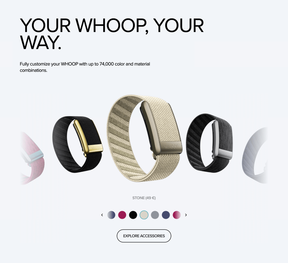 Catalog · WHOOP