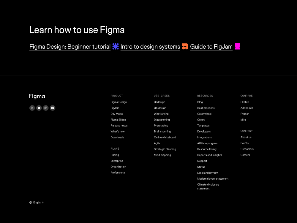 Footer · Figma