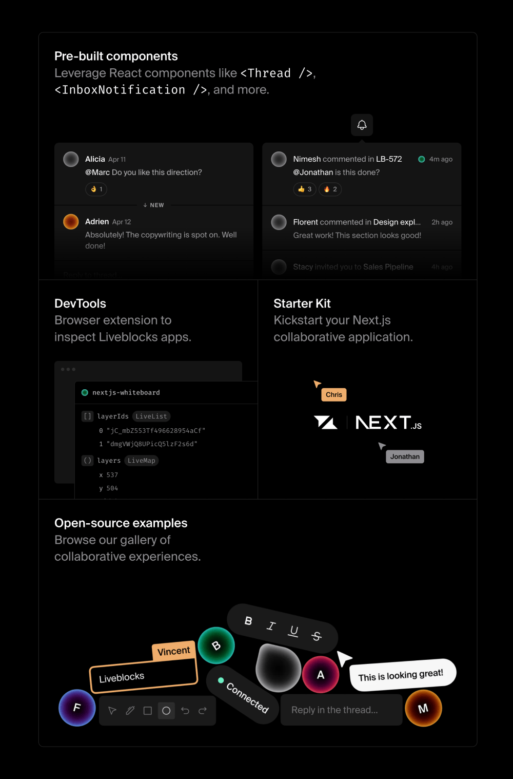 Features · Liveblocks