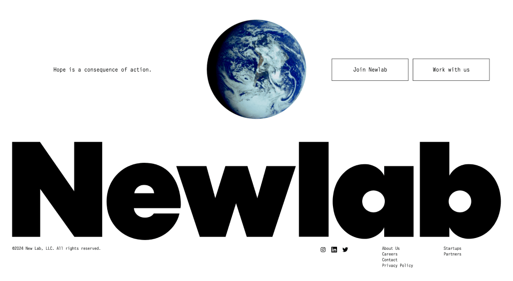 Footer · Newlab