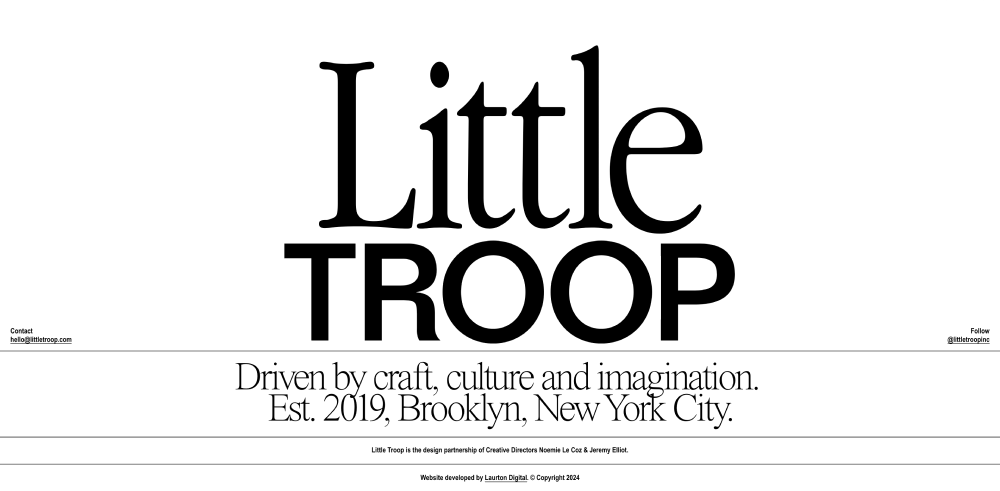 Footer · Little Troop