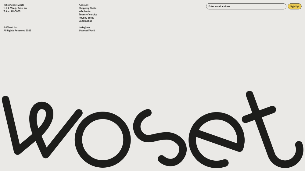 Footer · Woset