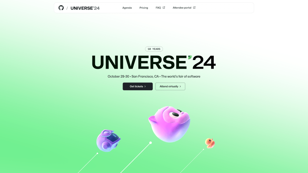 Hero · GitHub Universe