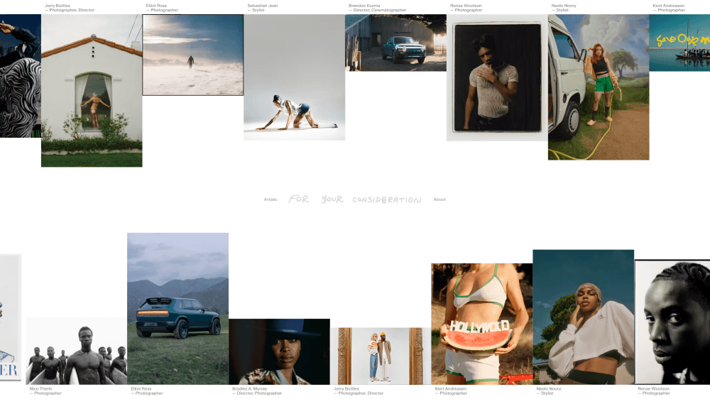 Catalog · For Your Consideration