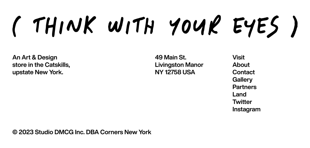 Footer · Corners