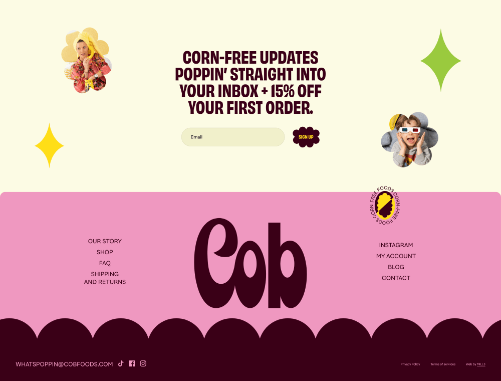 Footer · Cob