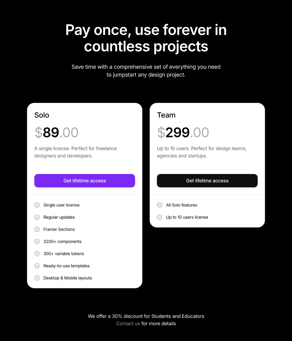 Pricing · Blank 2.6