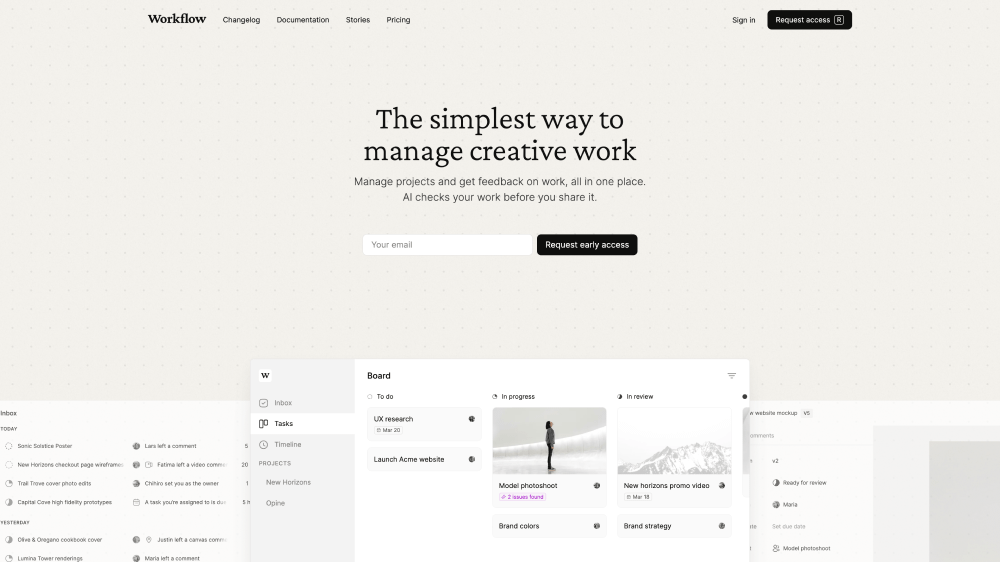 Hero · Workflow