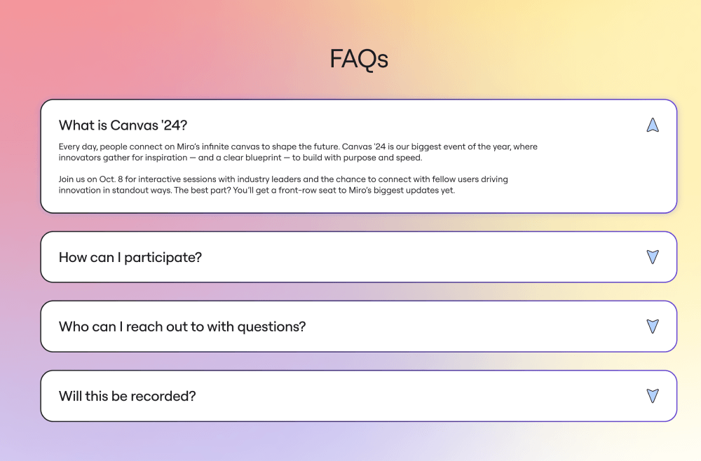 FAQ · Canvas '24