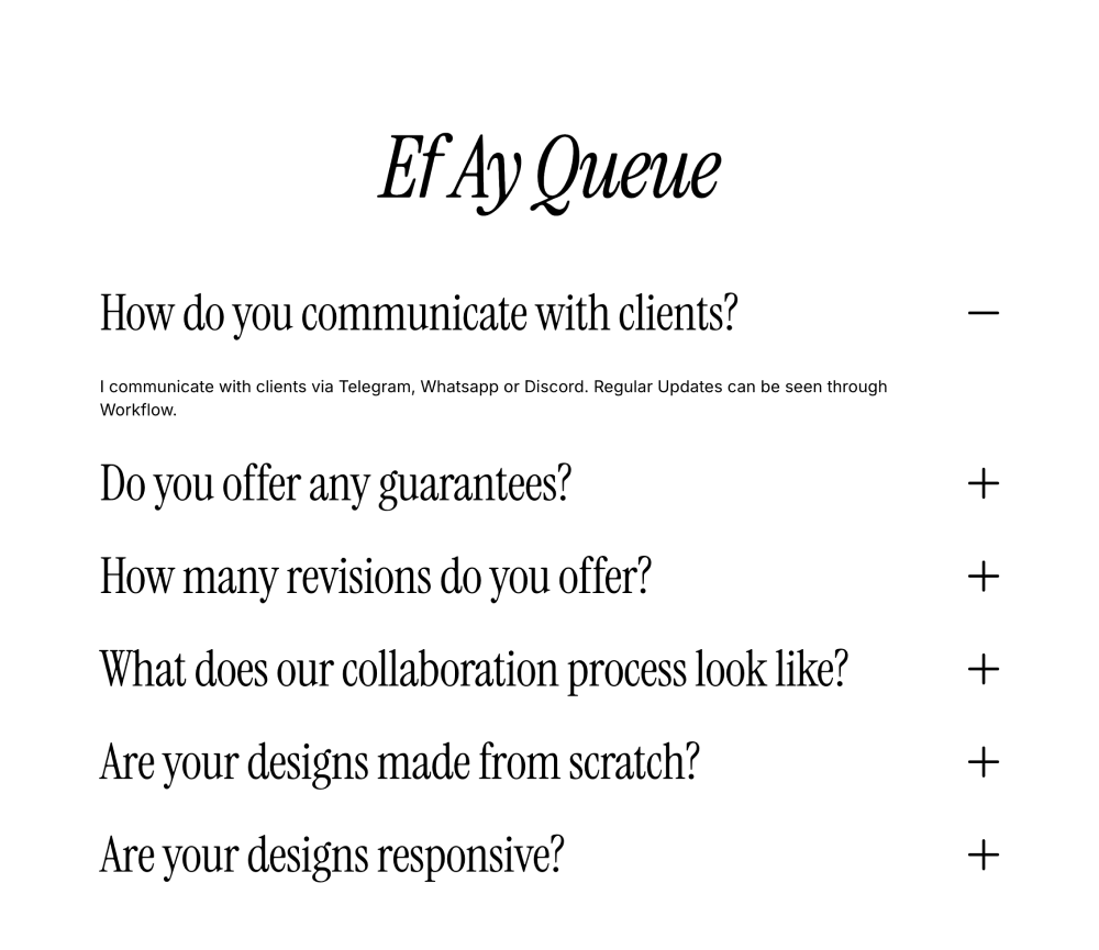 FAQ · uxkosta