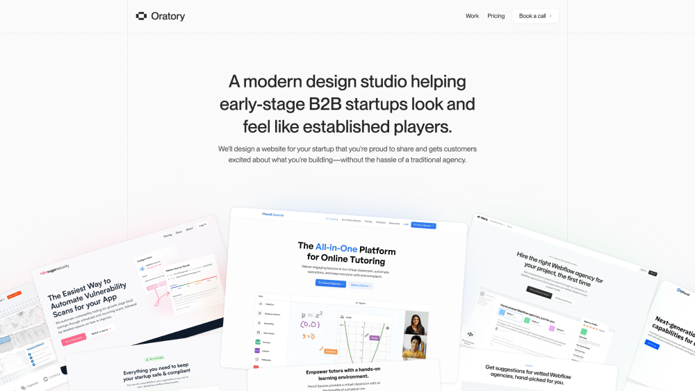 Hero · Oratory Design Studio