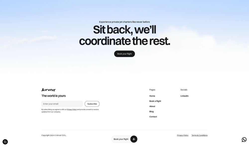 Footer · Airvoir