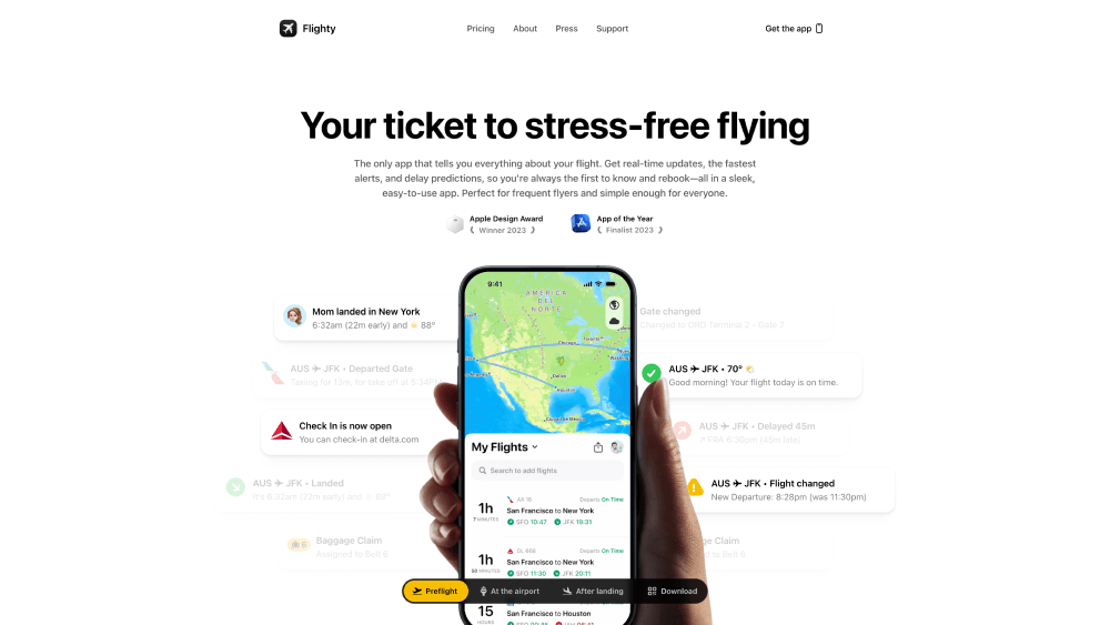 Hero · Flighty