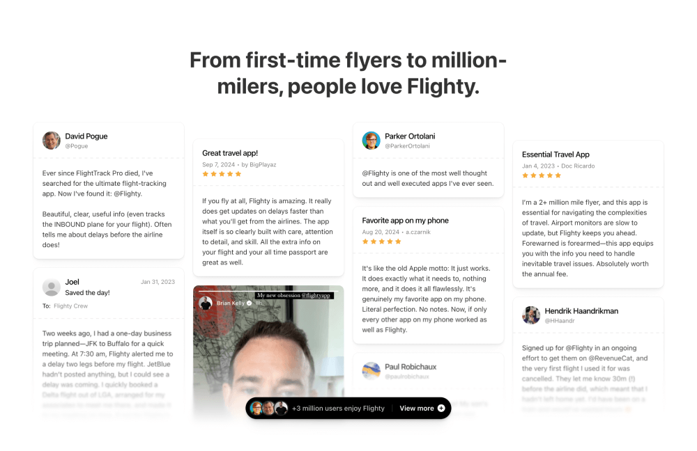 Reviews · Flighty