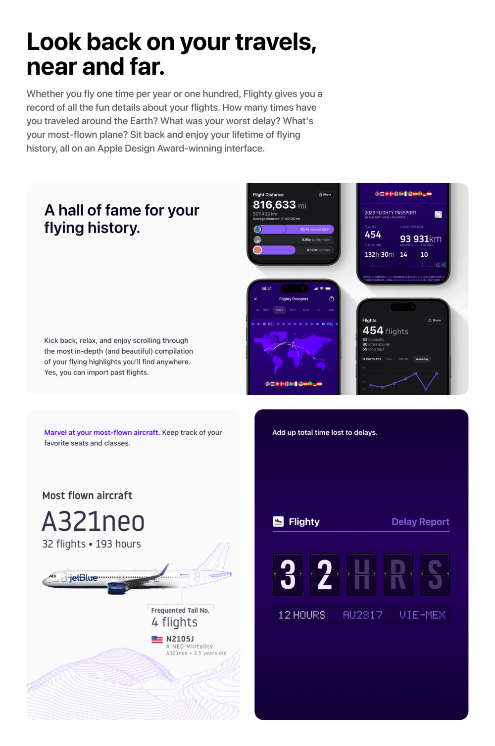 Features, Bento · Flighty