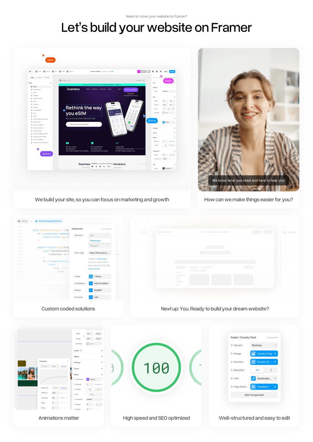 Features, Bento · Deserve Studio
