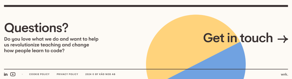 Footer · Nod Coding Bootcamp