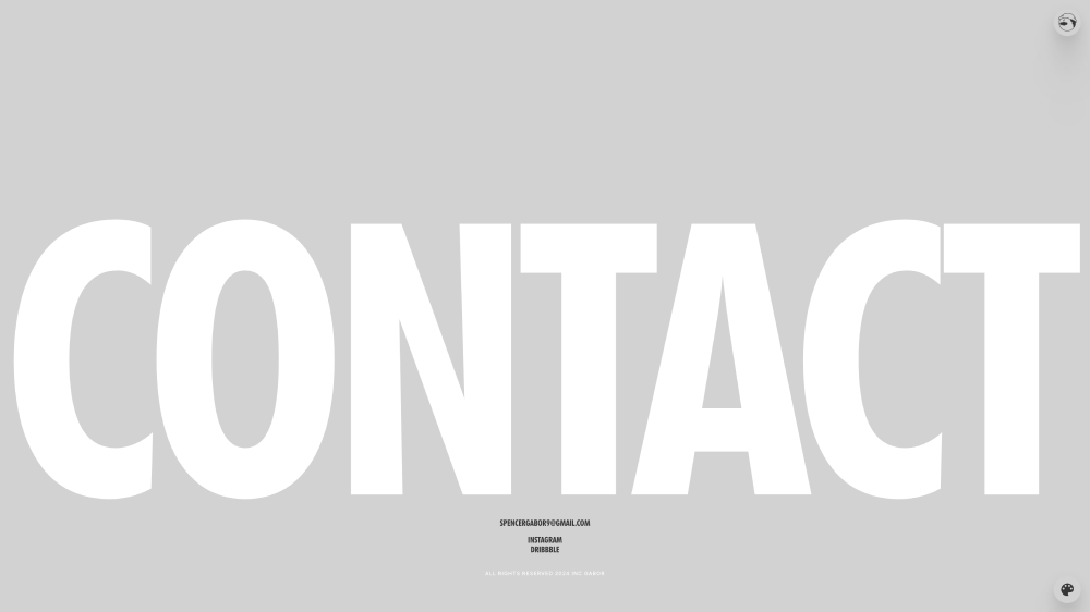 Footer · Spencer Gabor