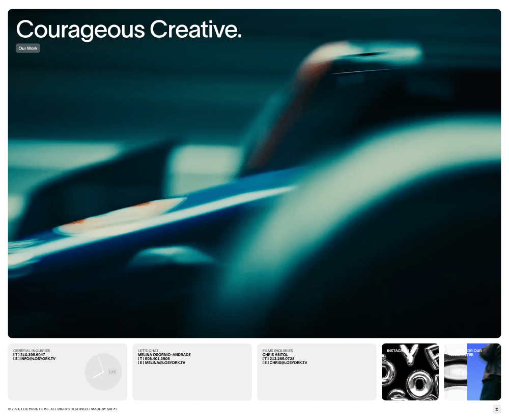 Footer · Los York Studio