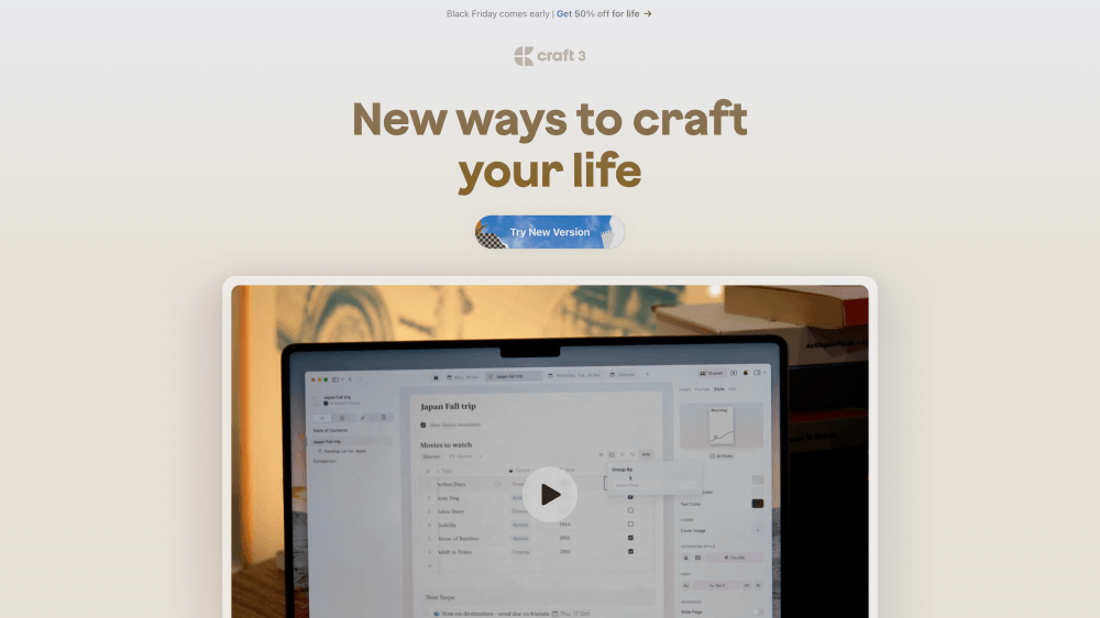 Hero · Craft 3