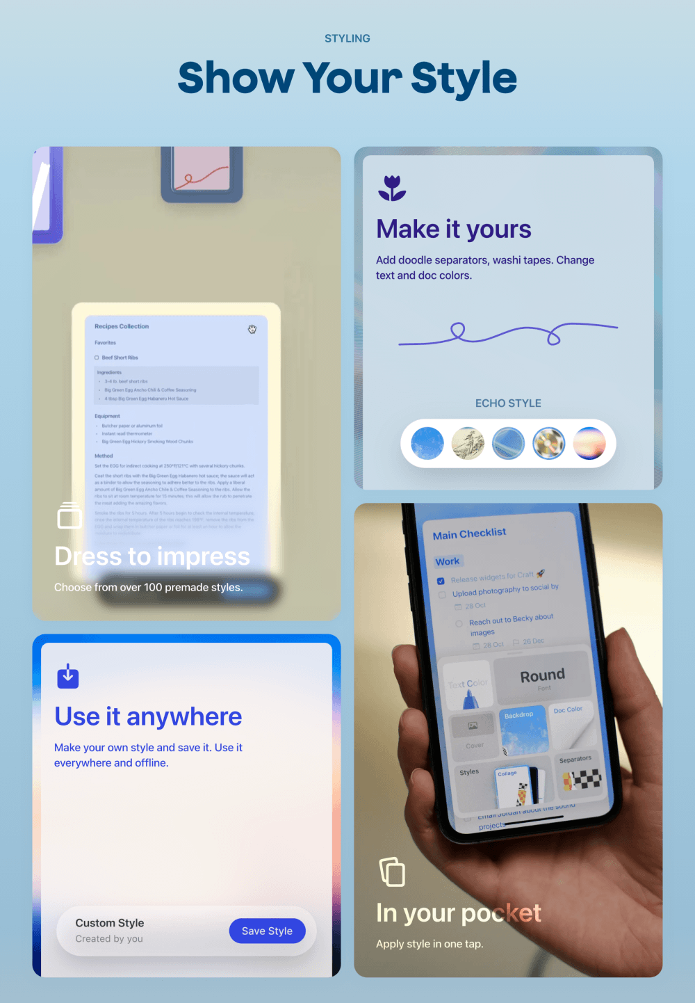 Bento, Features · Craft 3