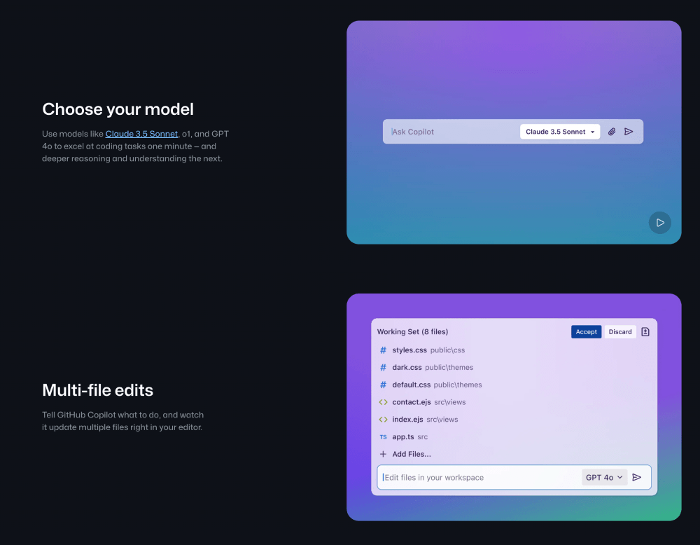 Features · GitHub Copilot