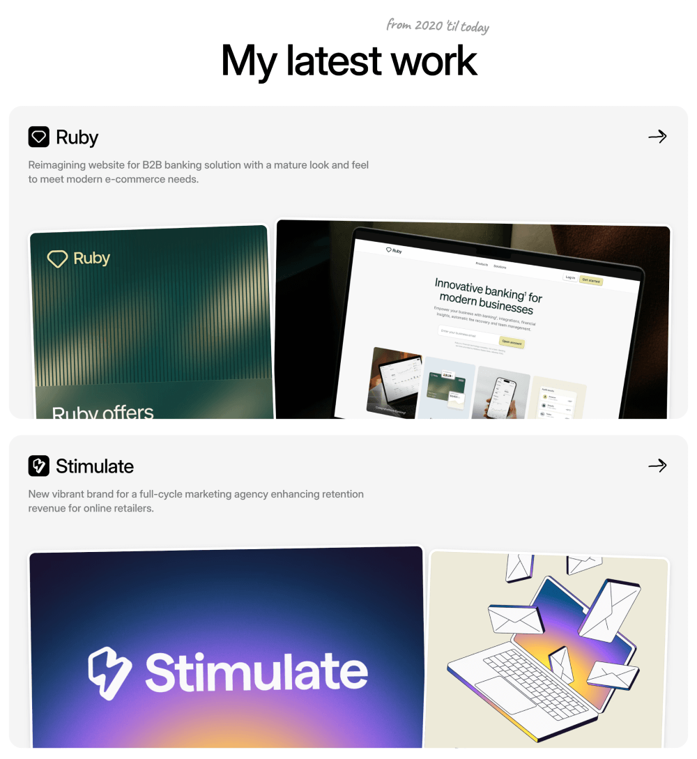 Works · Daniel Sun