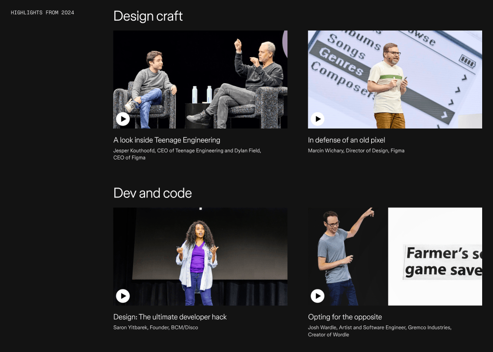 Articles · Figma Config 2025
