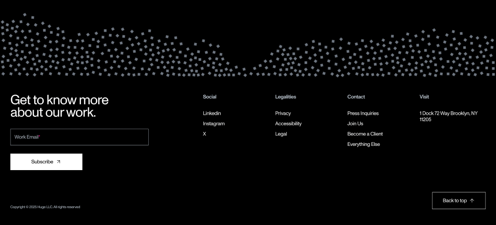 Footer · Huge