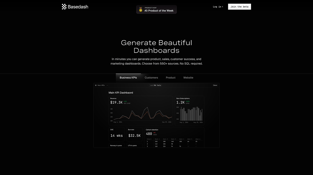 Hero · Basedash
