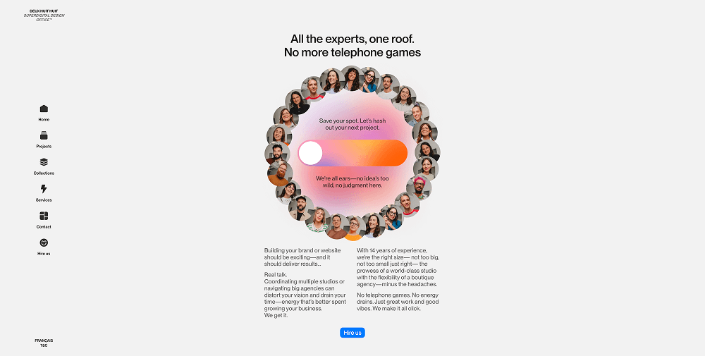 Features · Deux Huit Huit